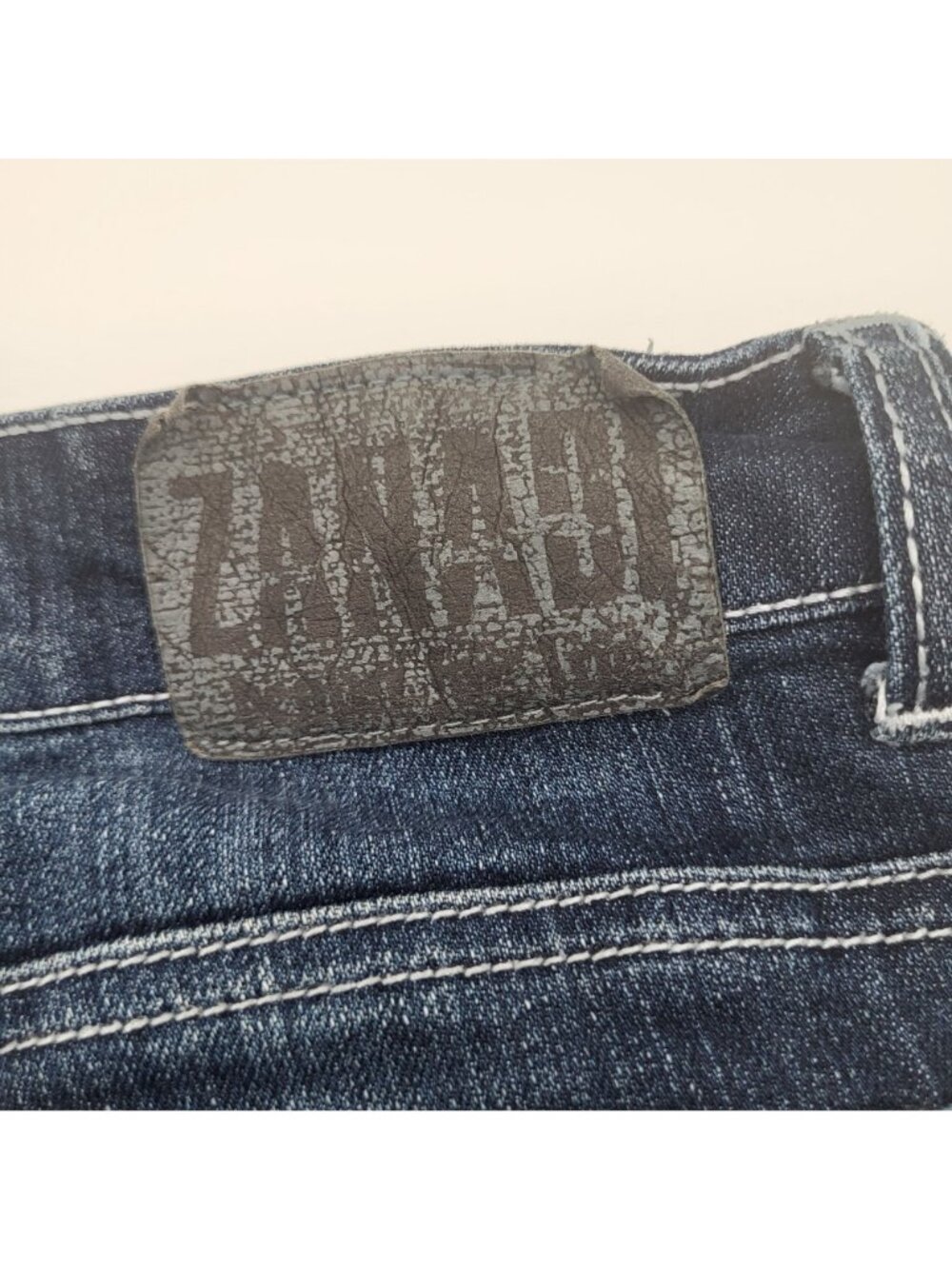 ZANA DI Y2K Denim Jeans Vintage SZ 11 Skinny Whiskered Juniors - Picture 10 of 11
